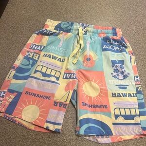 Fresh Multicolor Graphic Athletic Shorts